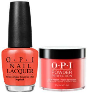 OPI 2in1 (Nail lacquer and dipping powder) - N35 - A Good Man-darin is Hard to Find